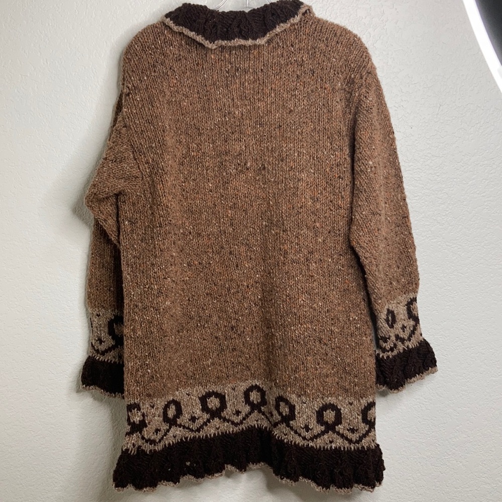 Blarney Woolen Mills handknit sweater coat - Picture 6 of 10